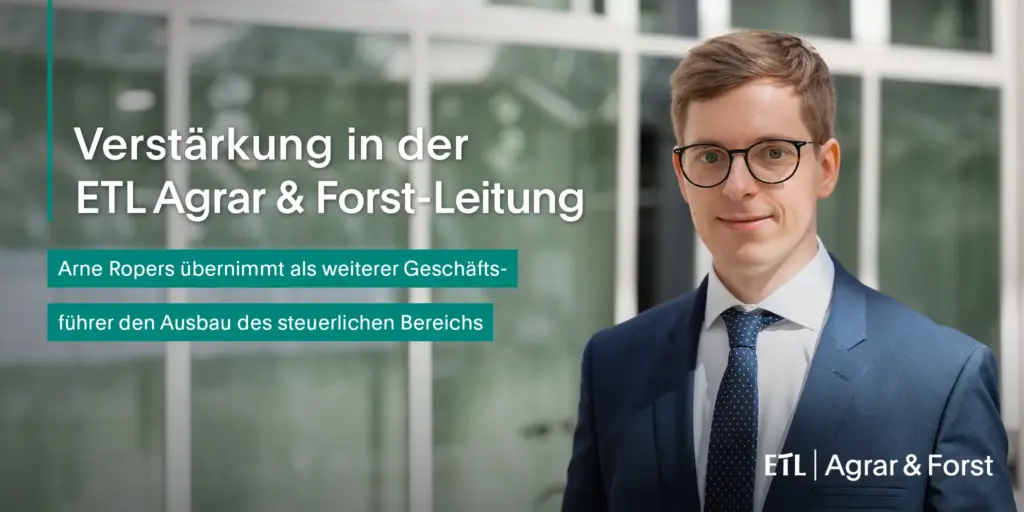 Verstärkung in der ETL Agrar & Forst-Leitung